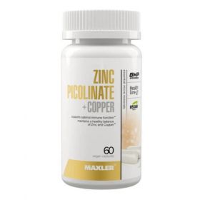  Maxler Zinc Picolinate +copper - Цинк Пиколинат  - 60 капсул